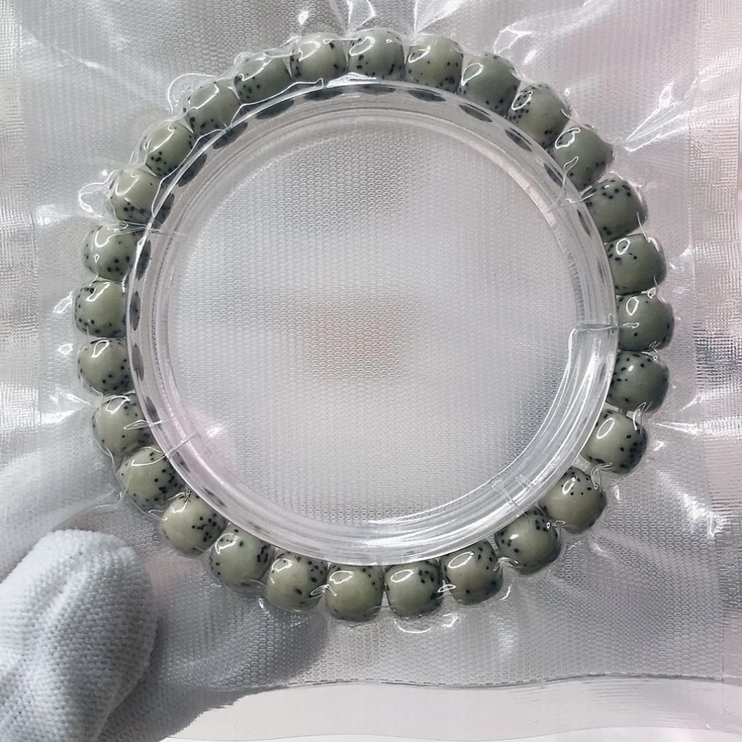 星月菩提吊坠石玉河豚单圈87