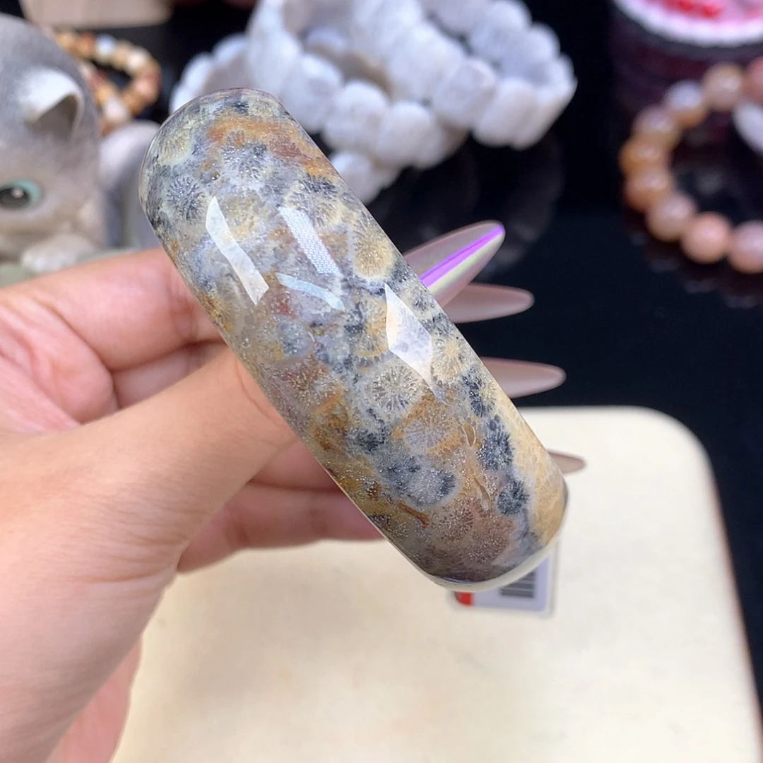 【闪购商品】颈饰未镶嵌硅化珊瑚（珊瑚玉）33号59口