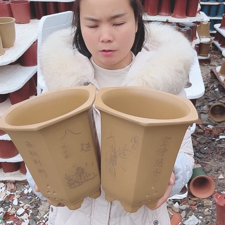 花盆紫砂宜兴紫砂精品花盆