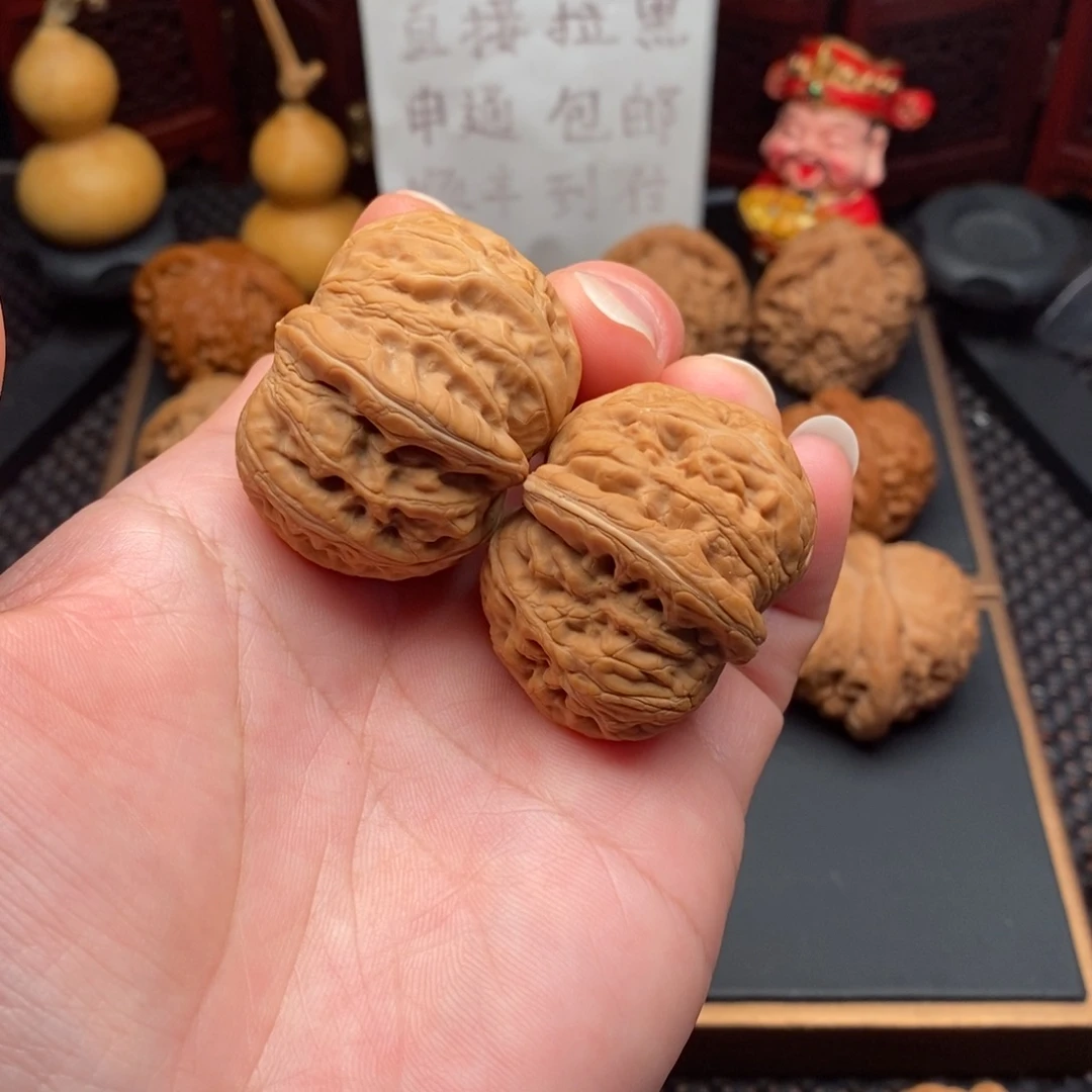 文玩核桃把件41尺元宝