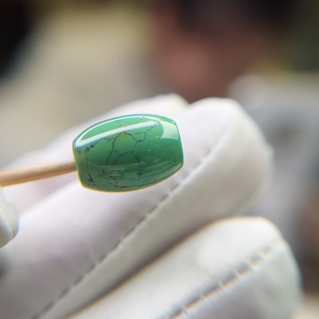 绿松石珠宝奇石未镶嵌幸**神9.3直径