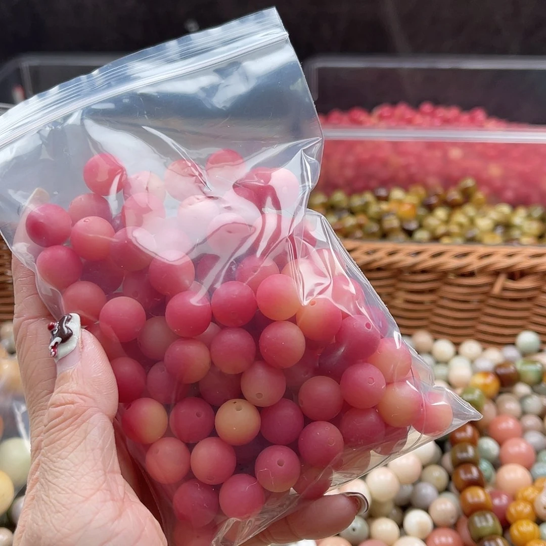 白玉菩提吊坠A/11mm/80颗锅底