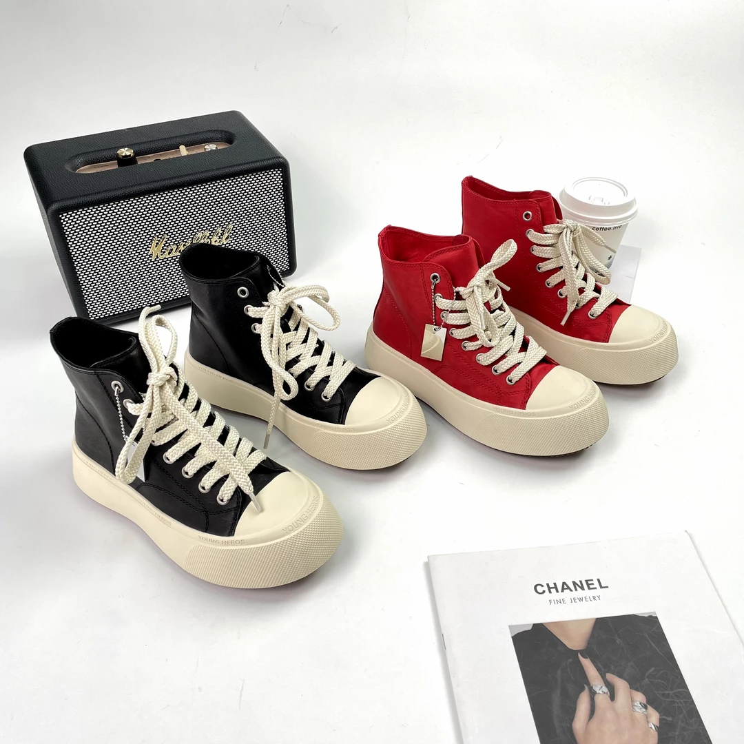 小小苏【大红帽】新款马皮时尚百搭女鞋透气夏季软底软面潮;XDXAD07