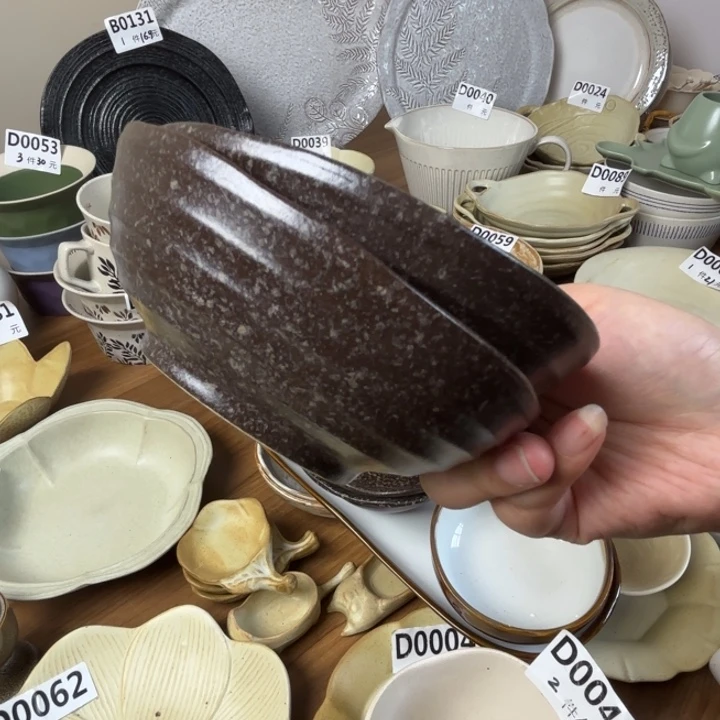 瓷复古米饭碗2个装