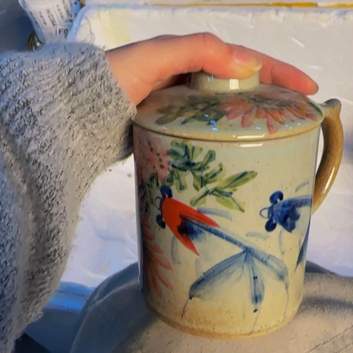 瓷片景德镇陶瓷手工手绘