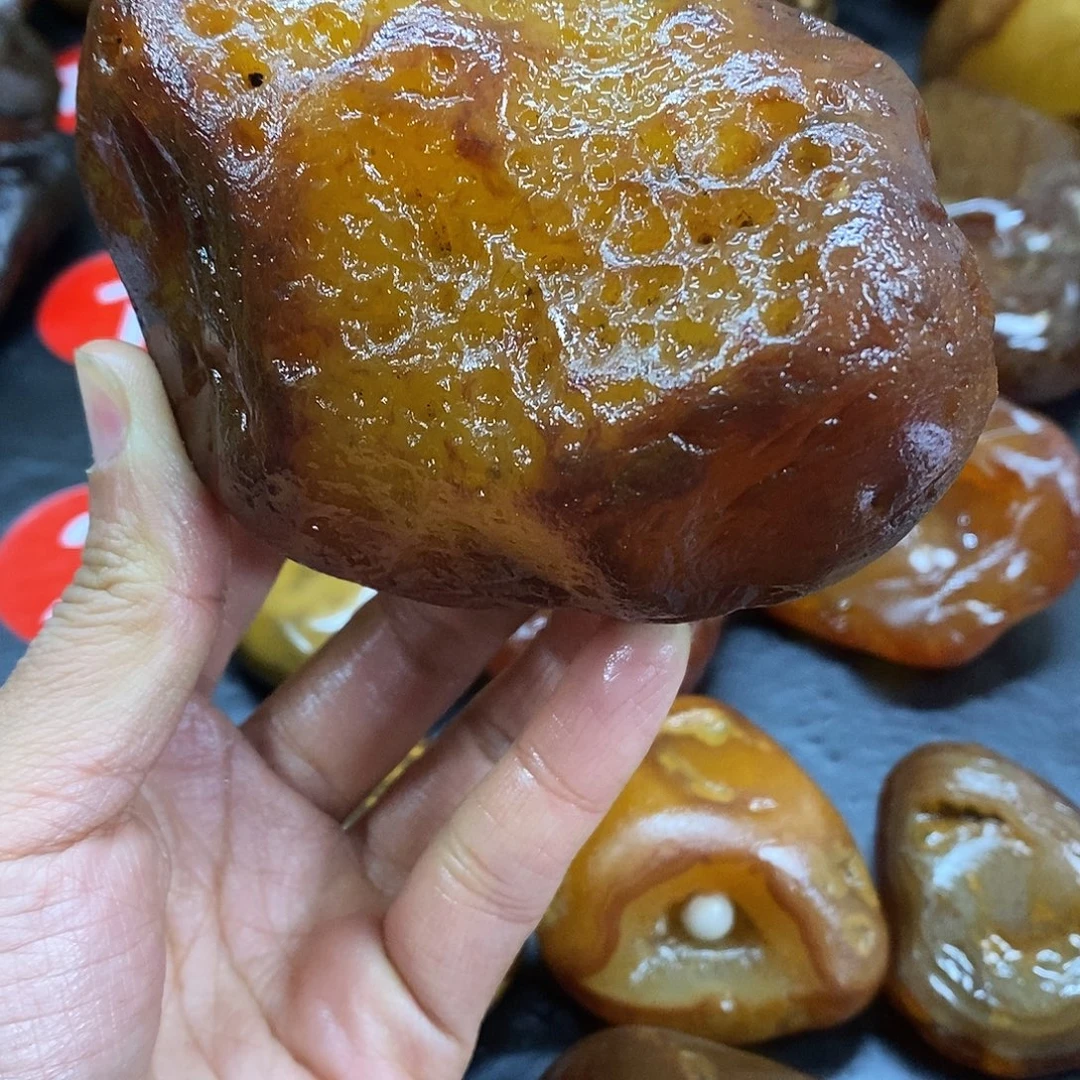 玛瑙/玉髓未镶嵌手把件