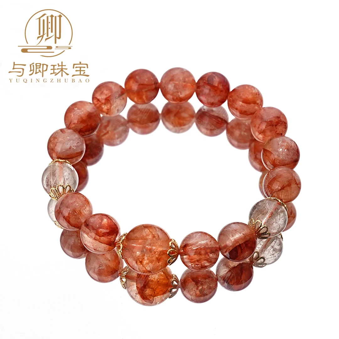 【满江红】与卿 10mm金发晶13mm红胶花水晶10mm红胶花水晶