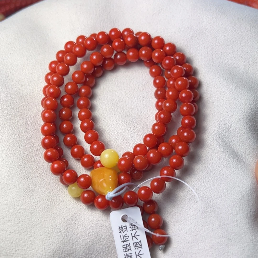 未镶嵌南红玛瑙手串冰*