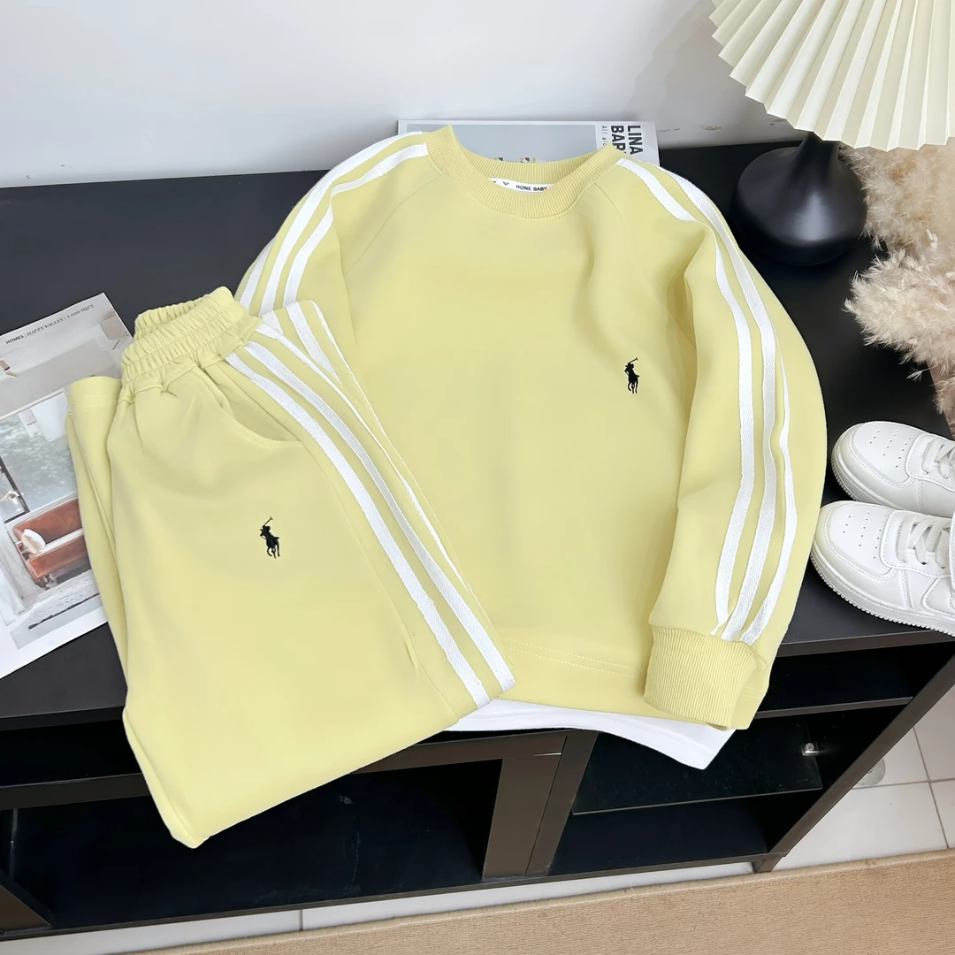 中大童春季新款休闲套装假两件潮流韩版时尚运动