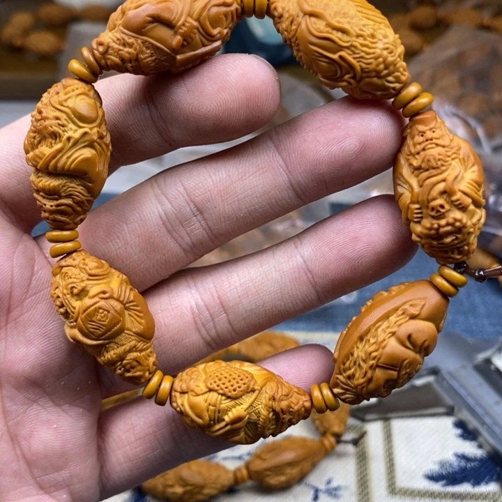 橄榄核手串/手链橄榄核雕工艺手串