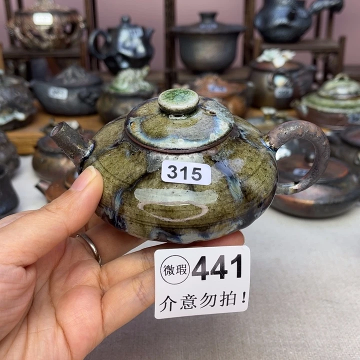 壶一*裸柴烧陶瓷茶具