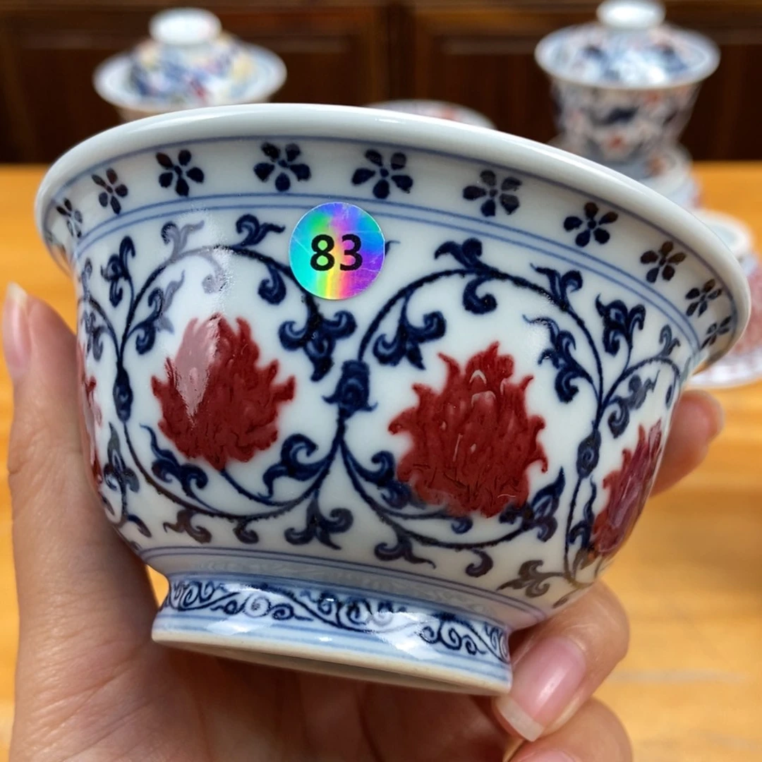 手绘现代茶具非古董
