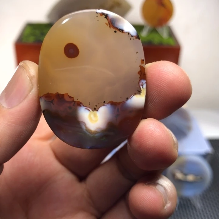 玛瑙/玉髓合金颈饰