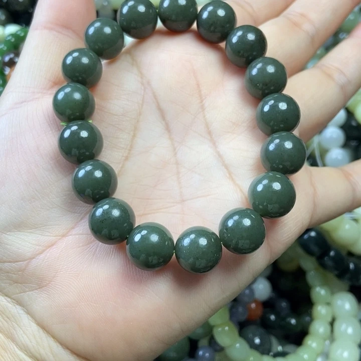 和田玉未镶嵌手链卡12