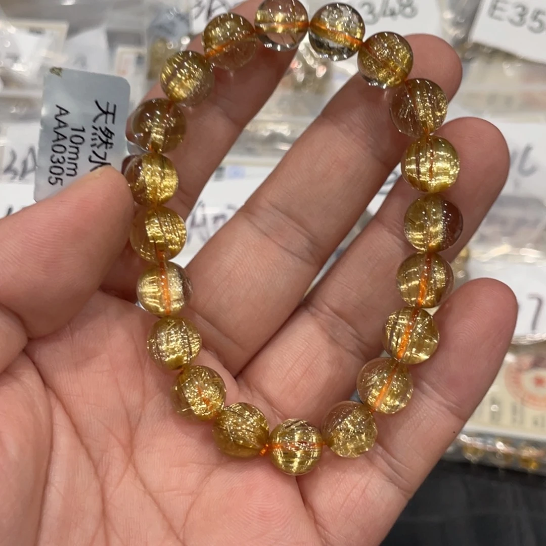 未镶嵌手链水晶aaa0305钛晶