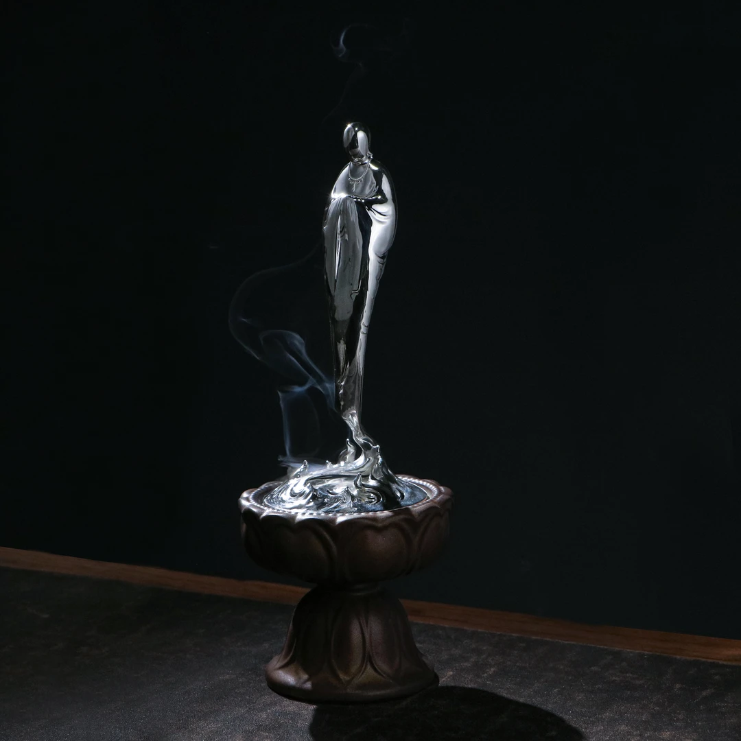 福器艺术无相佛香炉特色原创手工制作匠心打造香炉摆件