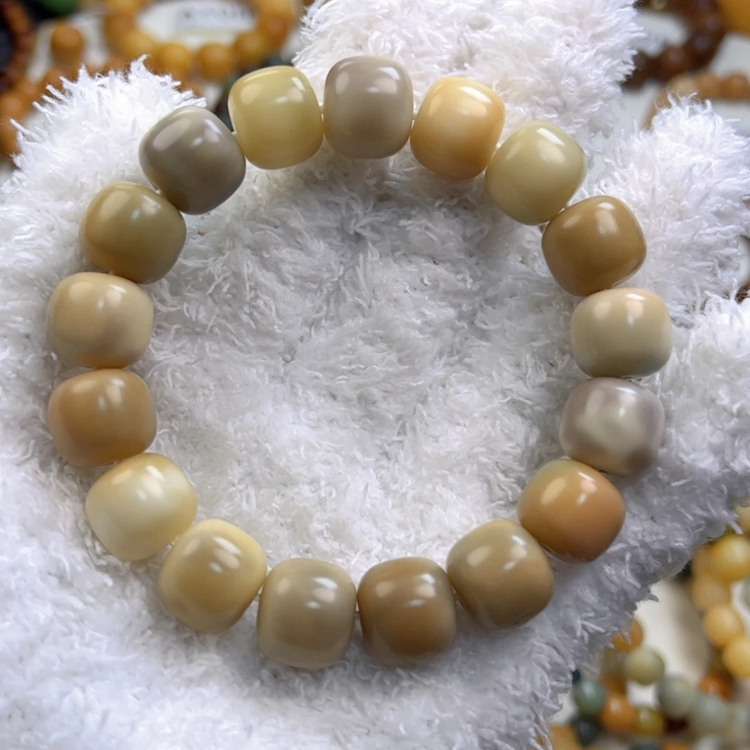 菩提根/象牙果手串可*吖新款干磨