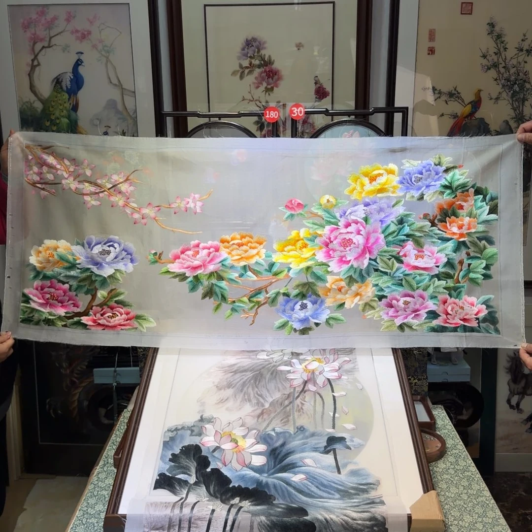 刺绣手工苏绣工艺单面绣片