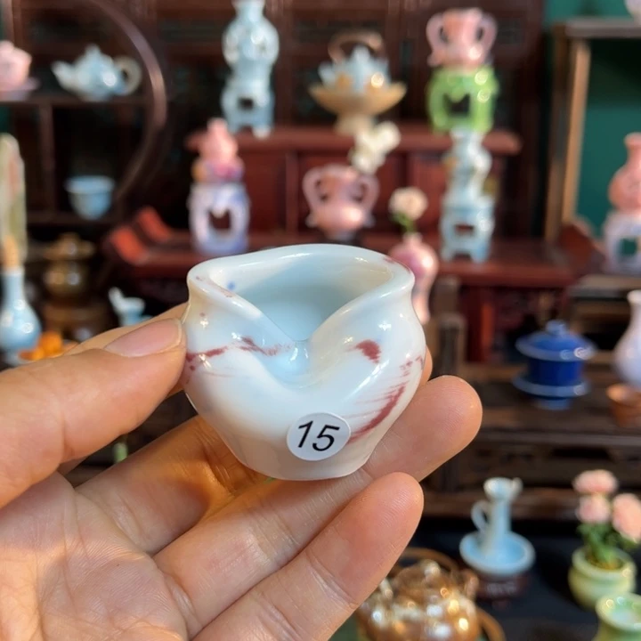 摆件微陶老王迷你花瓶