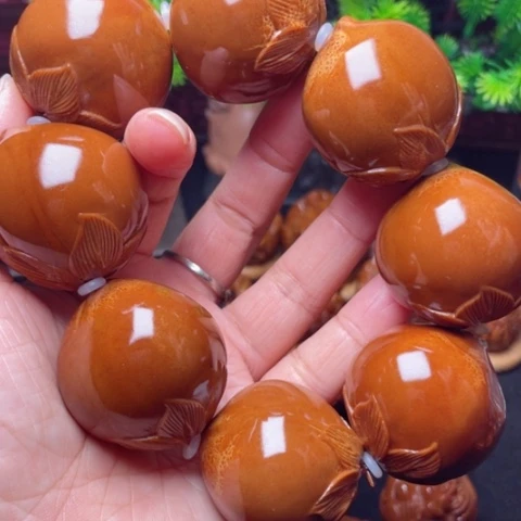 【闪购商品】手串/手链橄榄核35左右寿桃手持