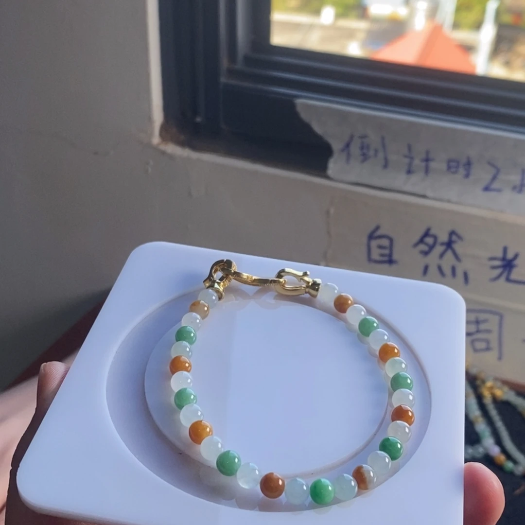 定制翡翠未镶嵌9 缅甸翡翠A货卡5.6