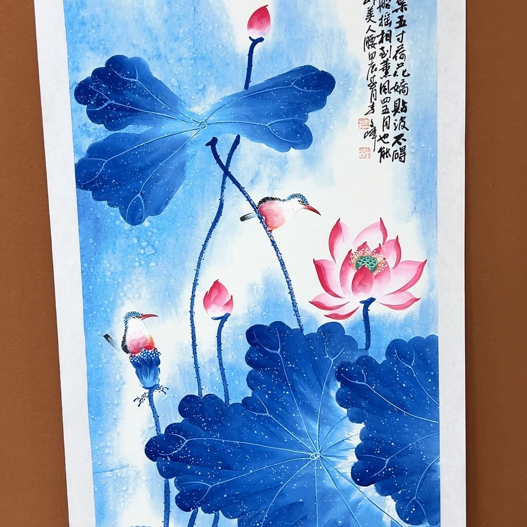 国画李文峰的画作