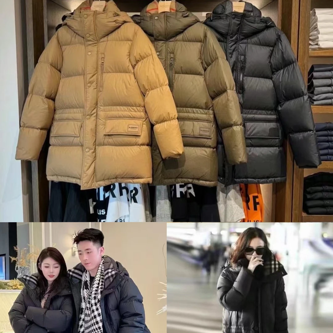 未使用 BURBERRY/博柏利 专柜25年新款中长款羽绒服 男女都可穿