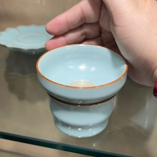 瓷片陶瓷茶具汝瓷茶具