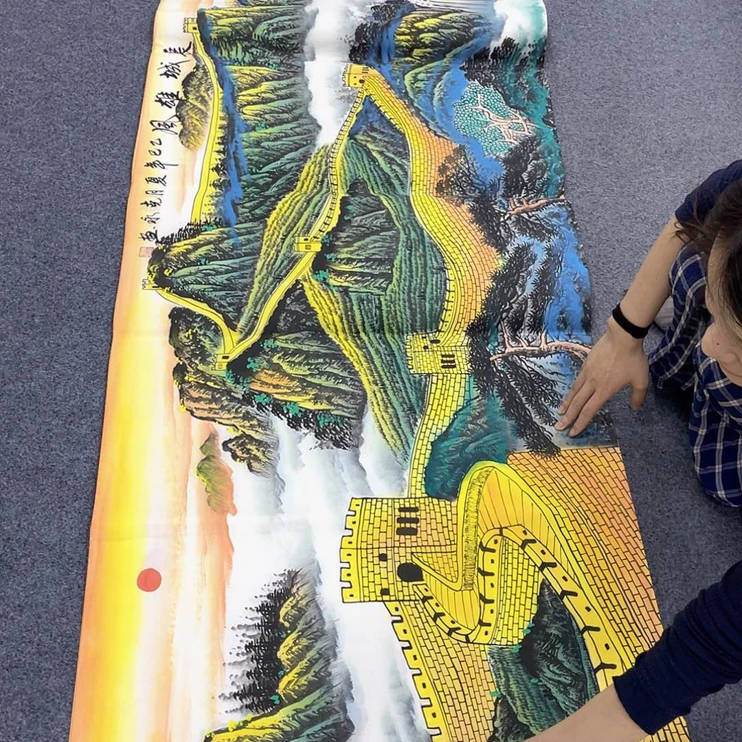 国画作品小姐姐放漏…