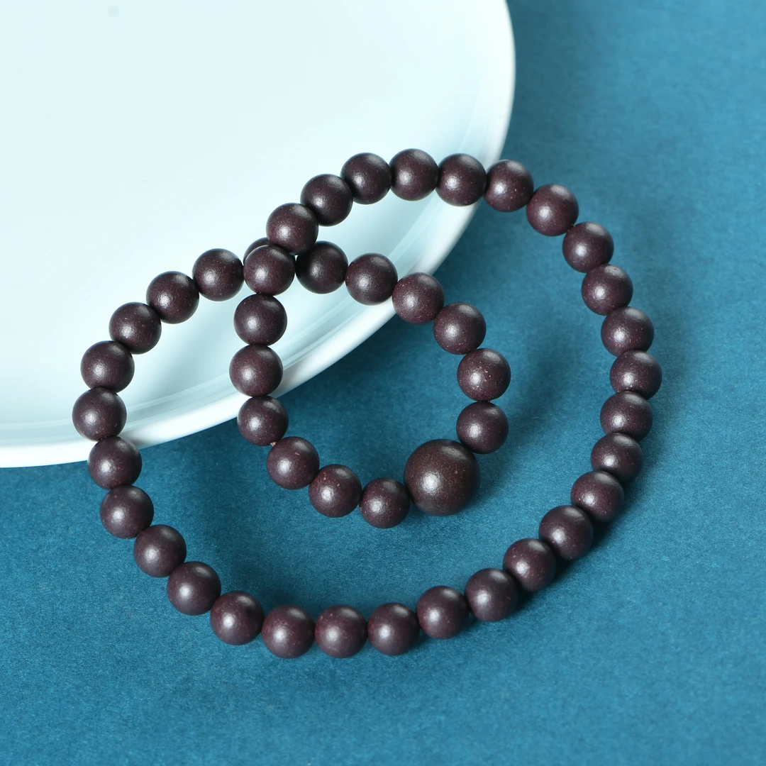 降真玫瑰玉颜香合香珠0.8双圈手链