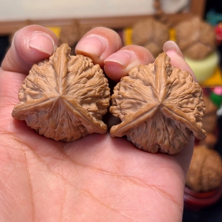 吊坠文玩核桃38全品糖三角奔