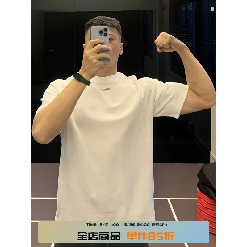 常规男弹力圆领光版透气运动T恤ins修身半袖女士弹力修身运动T恤