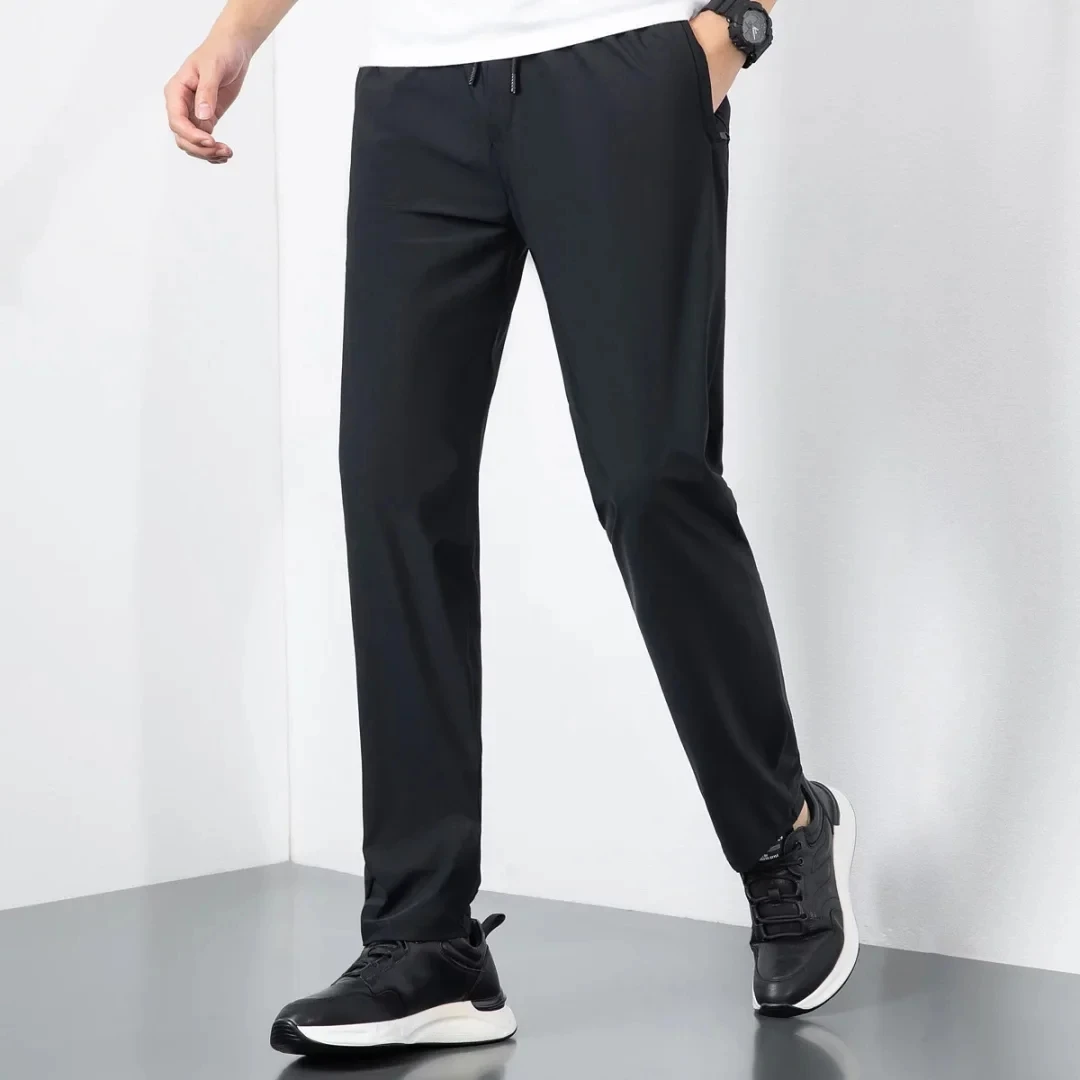 {松紧腰散口裤}夏季宽松薄款透气速干裤运动休闲裤直筒裤3113