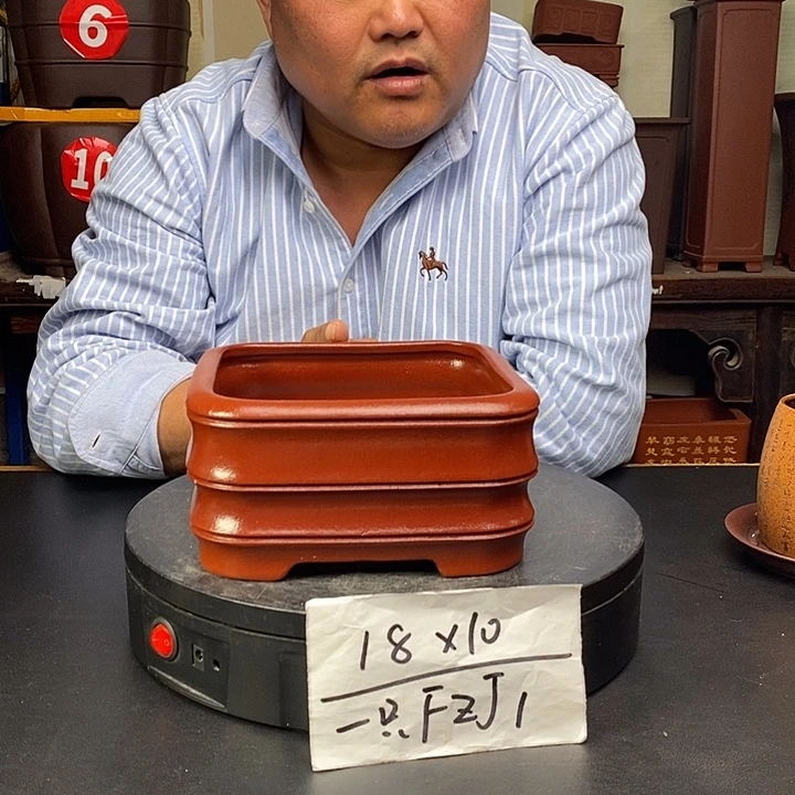 紫砂花盆货号一只FZJ1