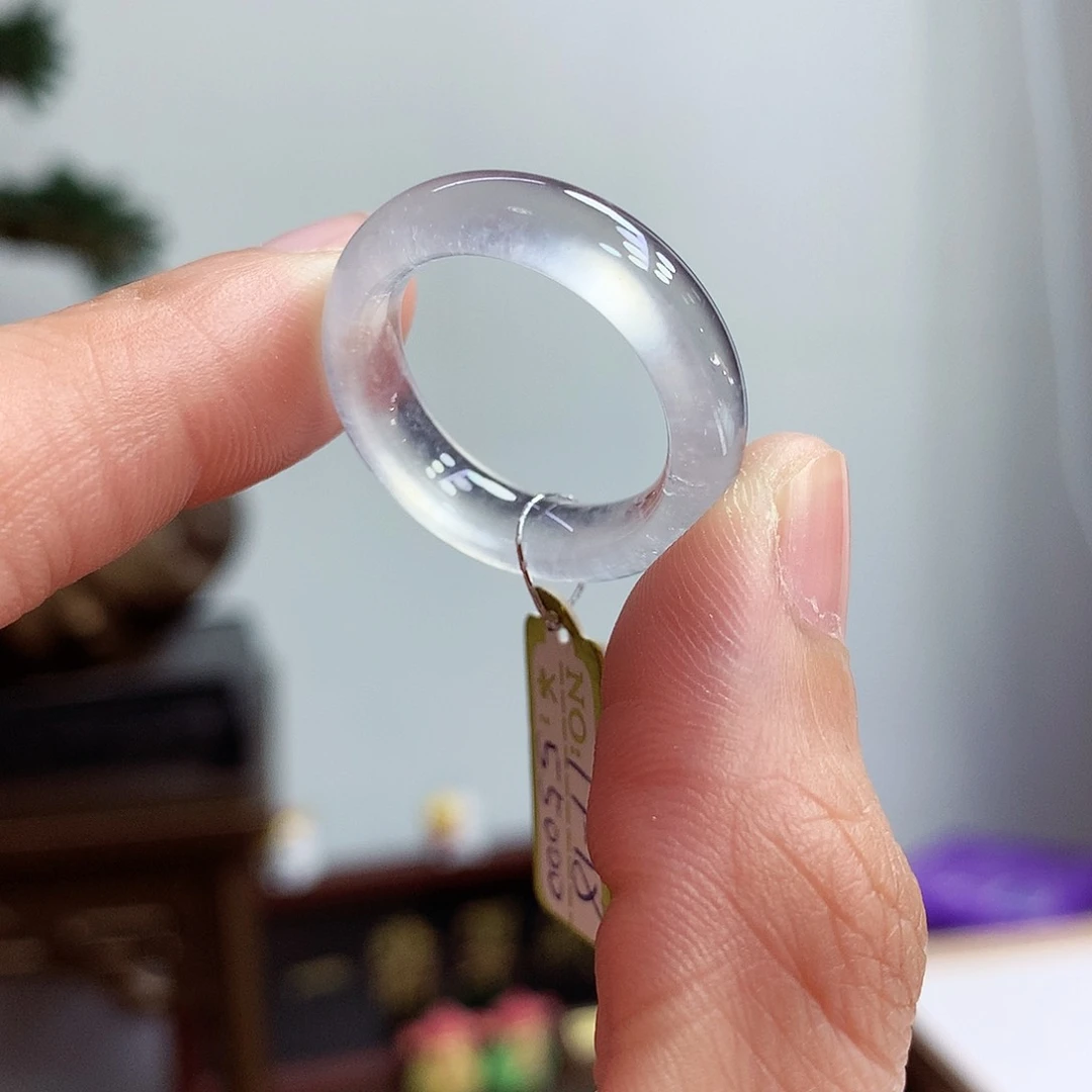 未镶嵌戒指翡翠17-18号