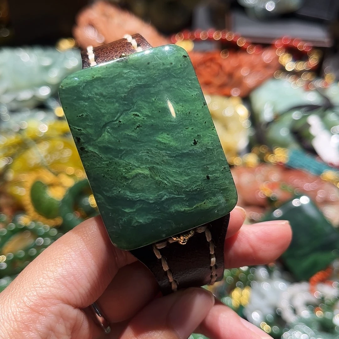 未镶嵌岫玉毛衣链