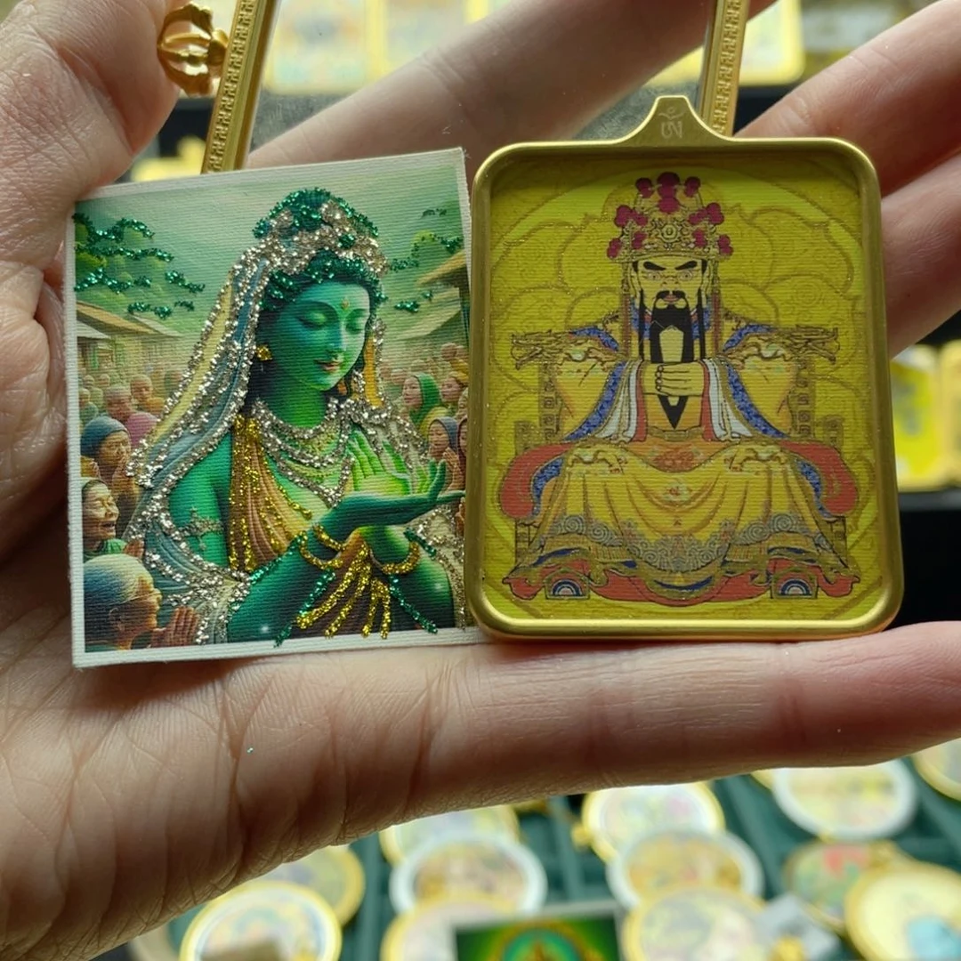 吊坠言*午唐卡等多种形式的艺术形式的