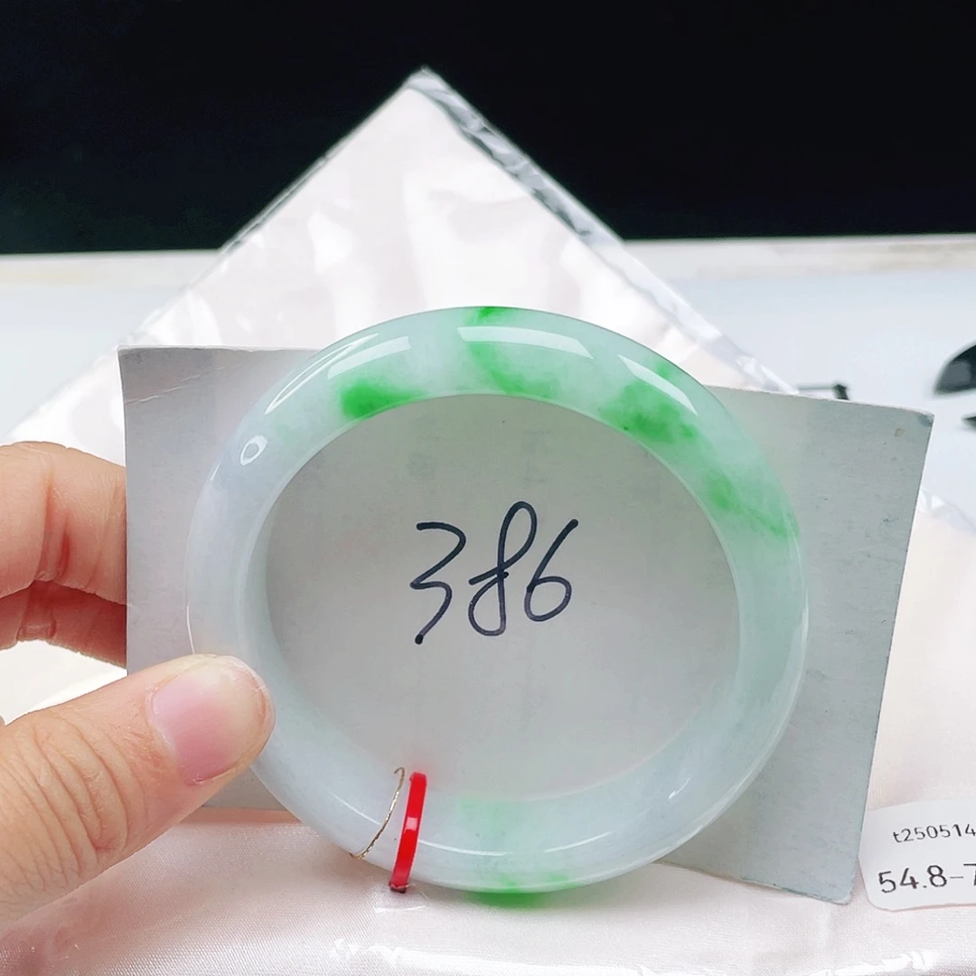 翡翠未镶嵌手镯54+正圈