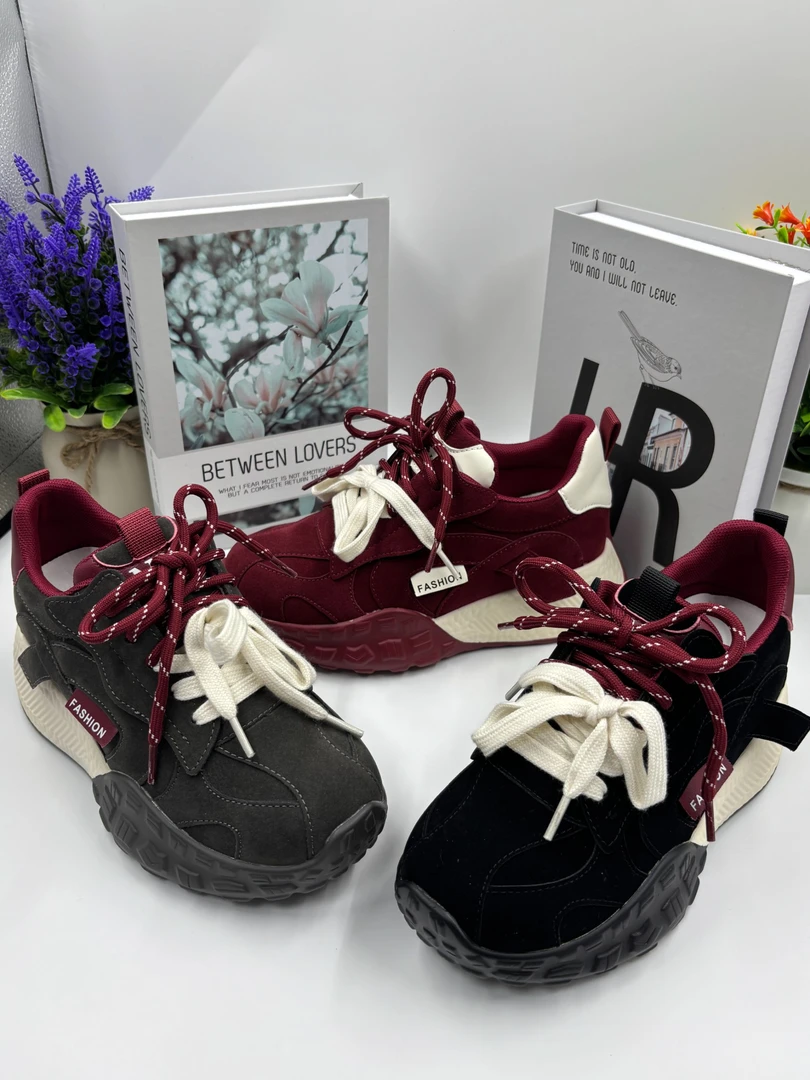 8609 防滑德训鞋时尚休闲鞋休闲鞋老爹鞋少女风