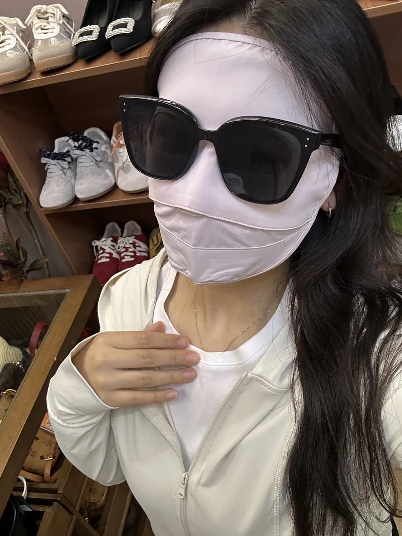 半吨家夏季女防晒口罩