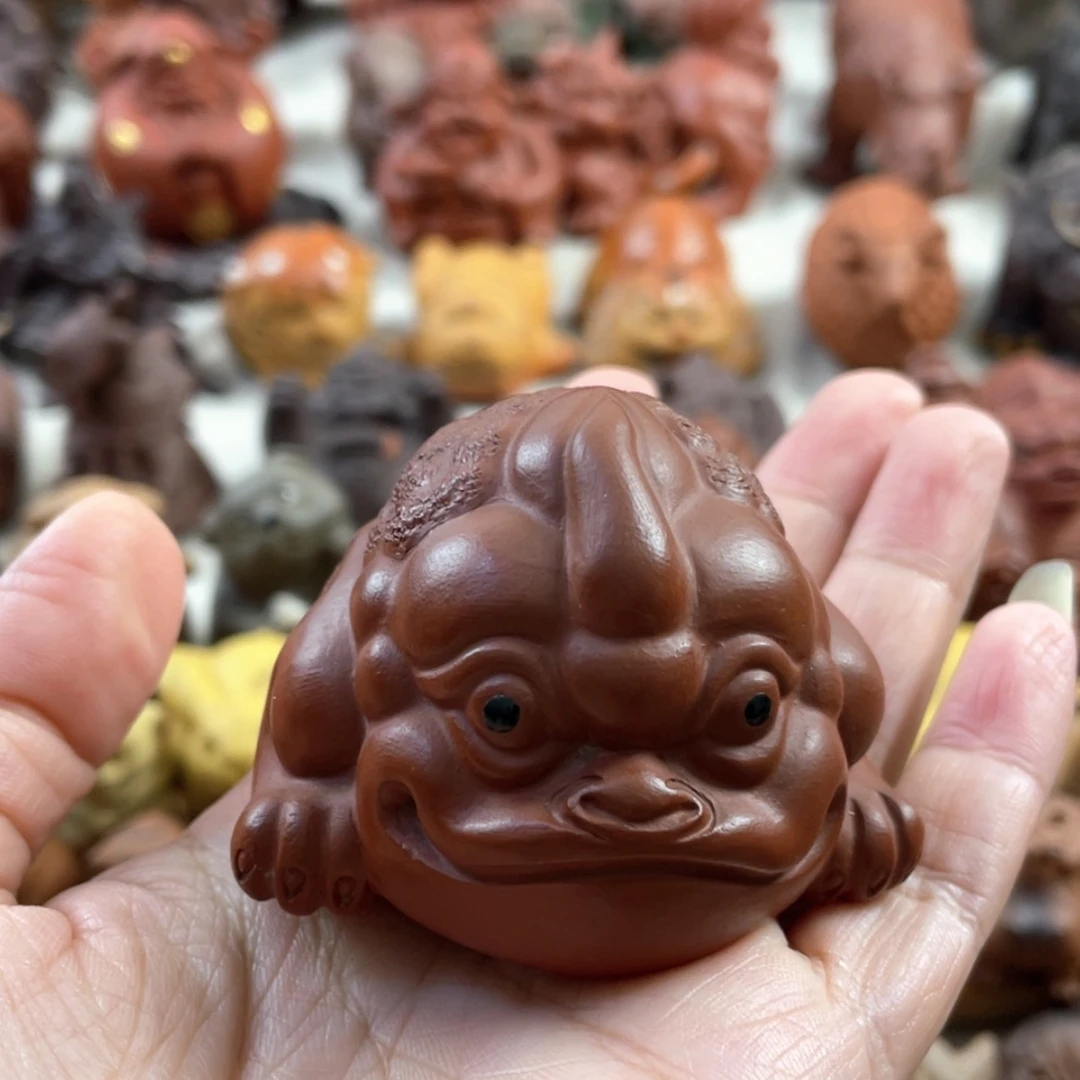 【闪购商品】紫砂茶宠紫砂金蟾