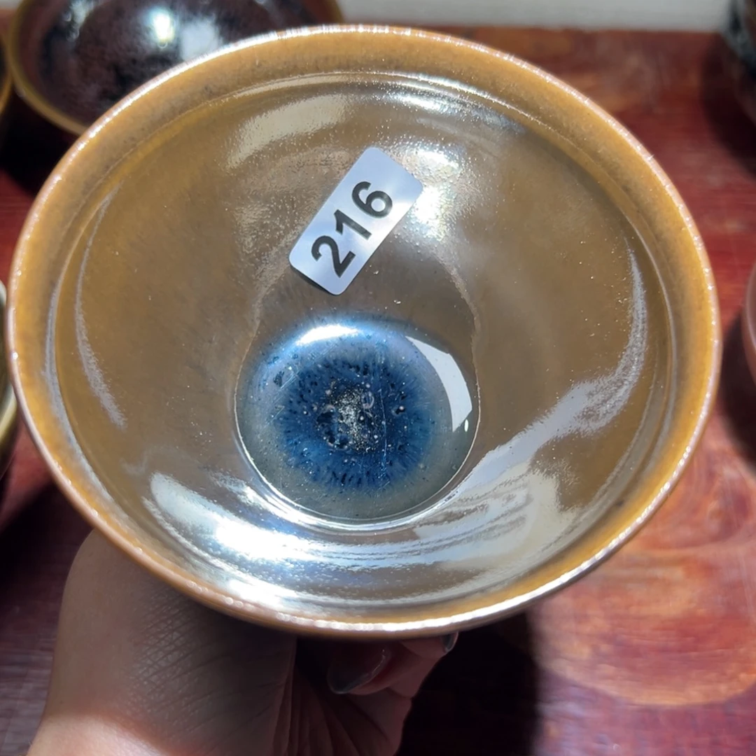 小***腰茶盏全手工原矿原釉建盏