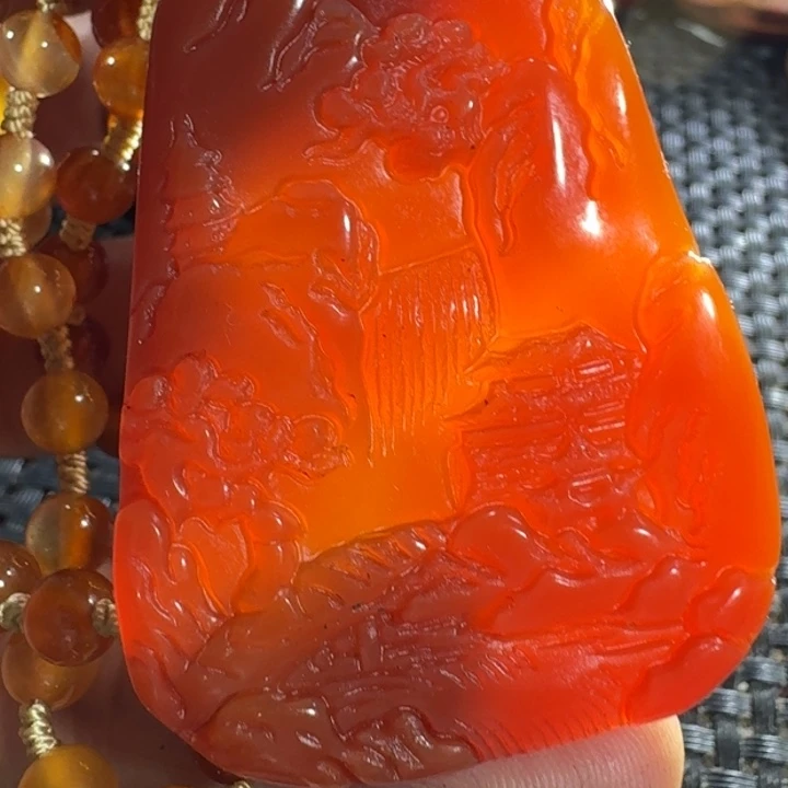 玫***韵玛瑙/玉髓未镶嵌颈饰