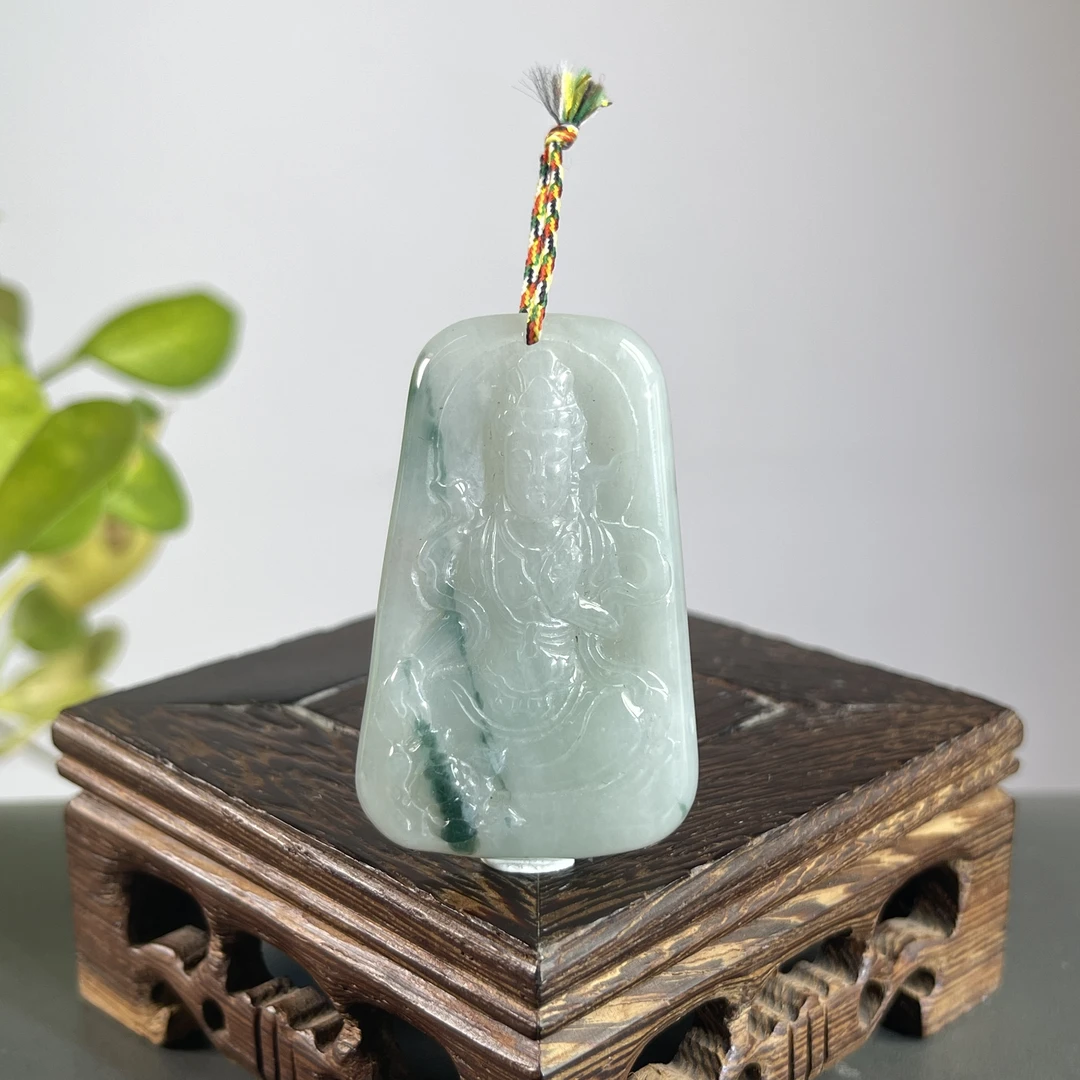 JCB06-28  天然翡翠缅甸A货 观音