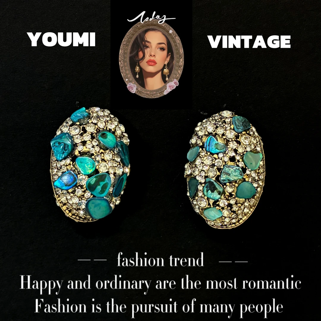 铜合金耳饰 【绮梦】 时尚百搭气质轻奢高级感耳饰 31041