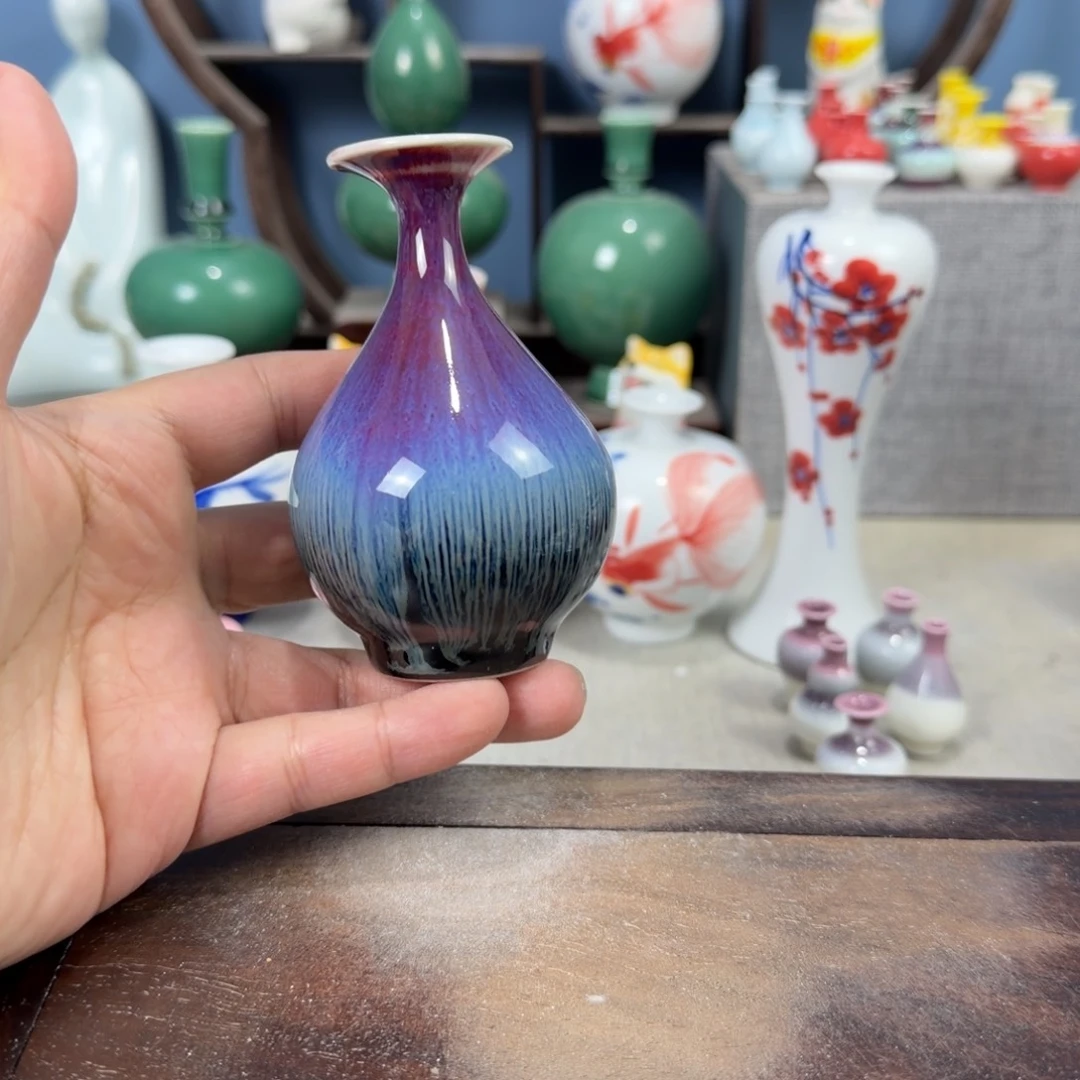 陶瓷手工小花器摆件