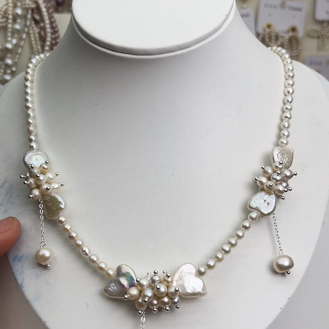 颈饰未镶嵌淡水珍珠