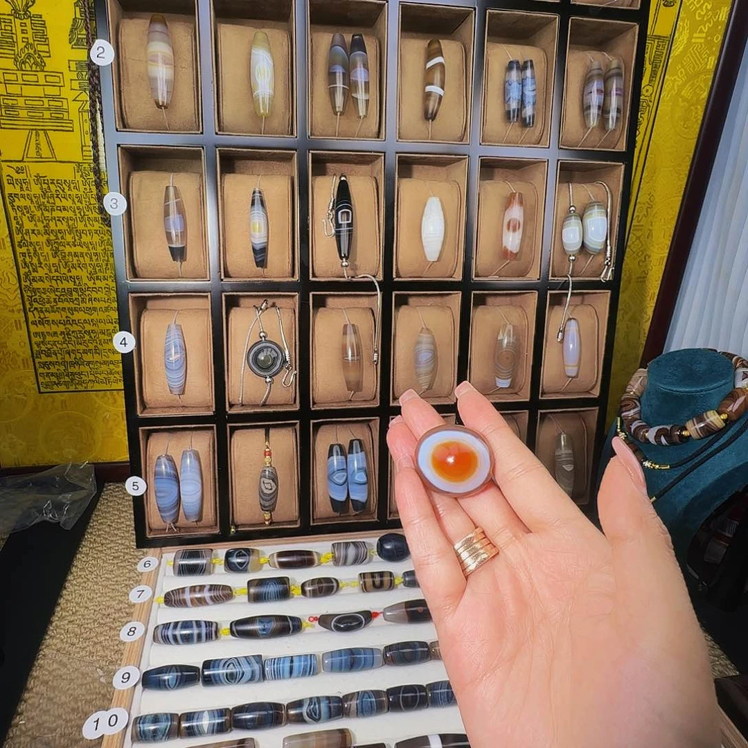 合金颈饰玛瑙/玉髓善*缘