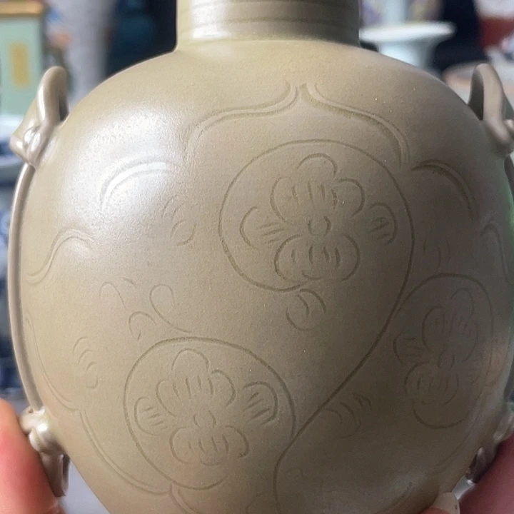 陶瓷越窑米色高17