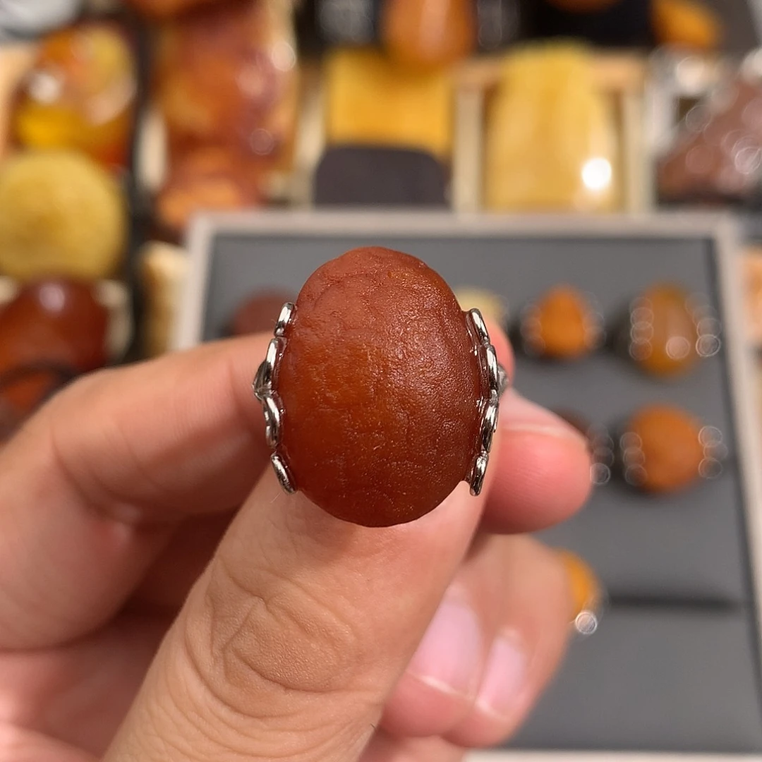 蜜蜡裸石未镶嵌你